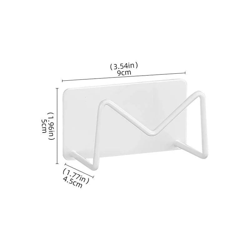 1 Pcs Stainless Steel Sink Sponges Holder Kitchen Self Adhesive Drain Drying Shelf Kitchen Accessories Storage Holder Wall Hooks