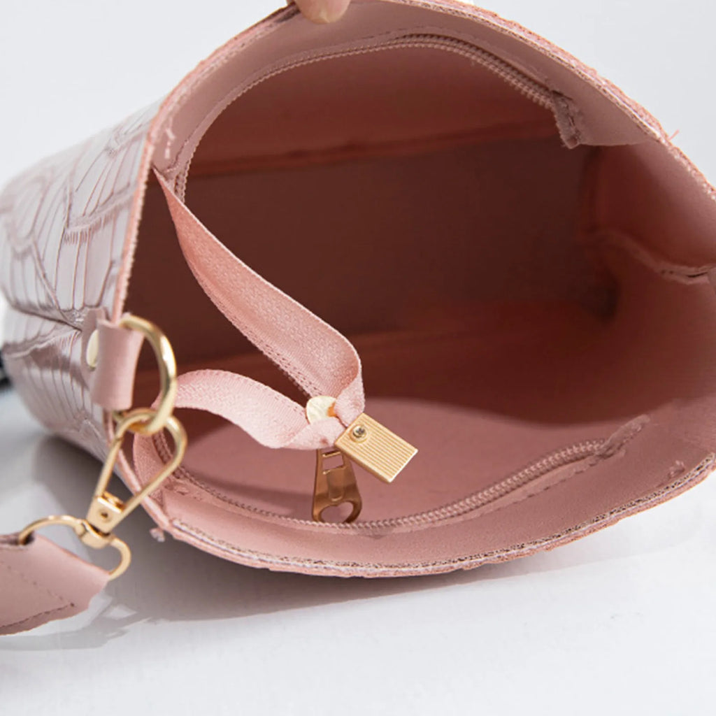 New Women'S Classic Shoulder Handbag Multi-Functional Fashion Crossbody Bag Wide Shoulder Strap Mini Pu Leather Mobile Wallet