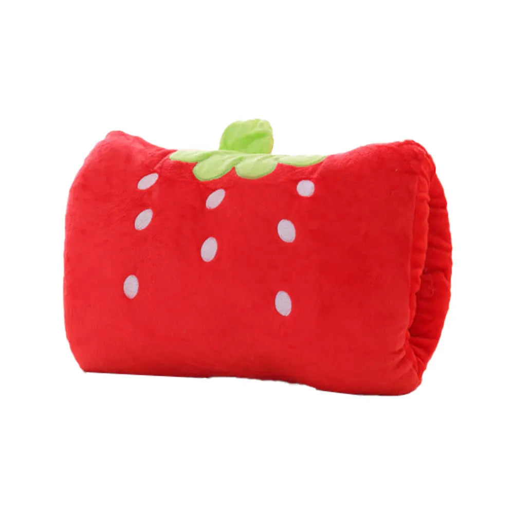 Pink Washable Winter Gloves Plush Pillow Cartoon Gloves Men Women Mitten Warm Hand Electric Heating Hand Warmer