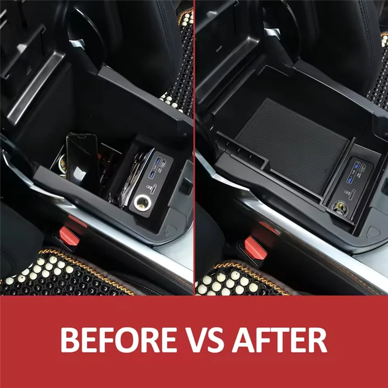 For Land Rover Range Rover Sport L494 2013-2017 Car Central Armrest Box Storage Box Organizer Tray Interior Accessories
