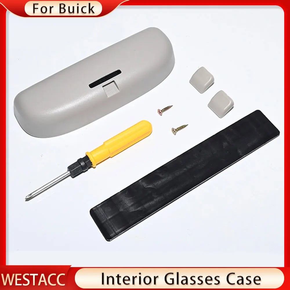 Car Glasses Holder Sunglasses Case Holder for Buick Encore Excelle Envision La Crosse Regal GS GL6 GL8 Glasses Box Accessories