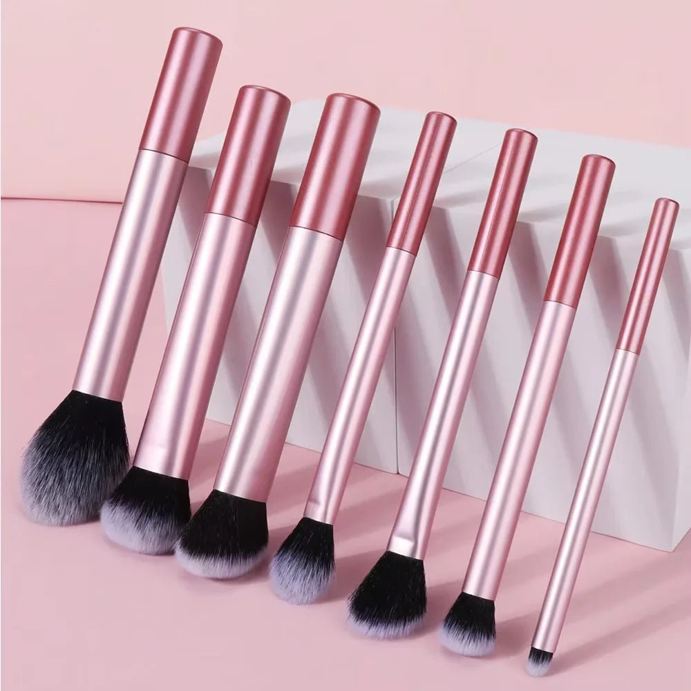 12pcs Makeup Brush Kit Soft Synthetic Hair Make Up Brushes Foundation Blush Eyeshadow Cosmetic Makeup Tools