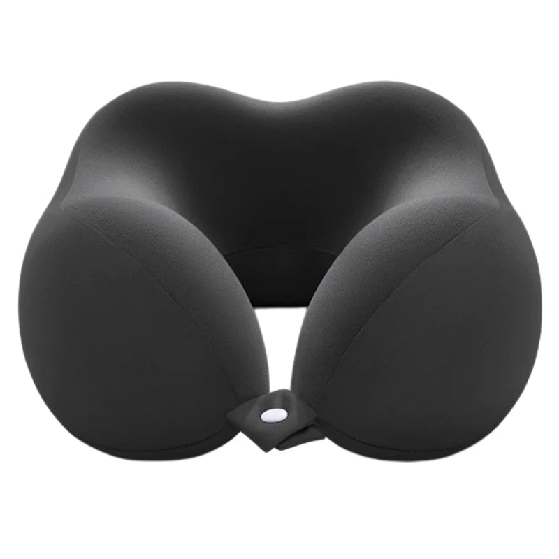 Travel Neck Pillow Memory Foam U-Shaped Soft Portable Neck Support Pillow for Airplane Car Home Office Use Ergonomic Designed