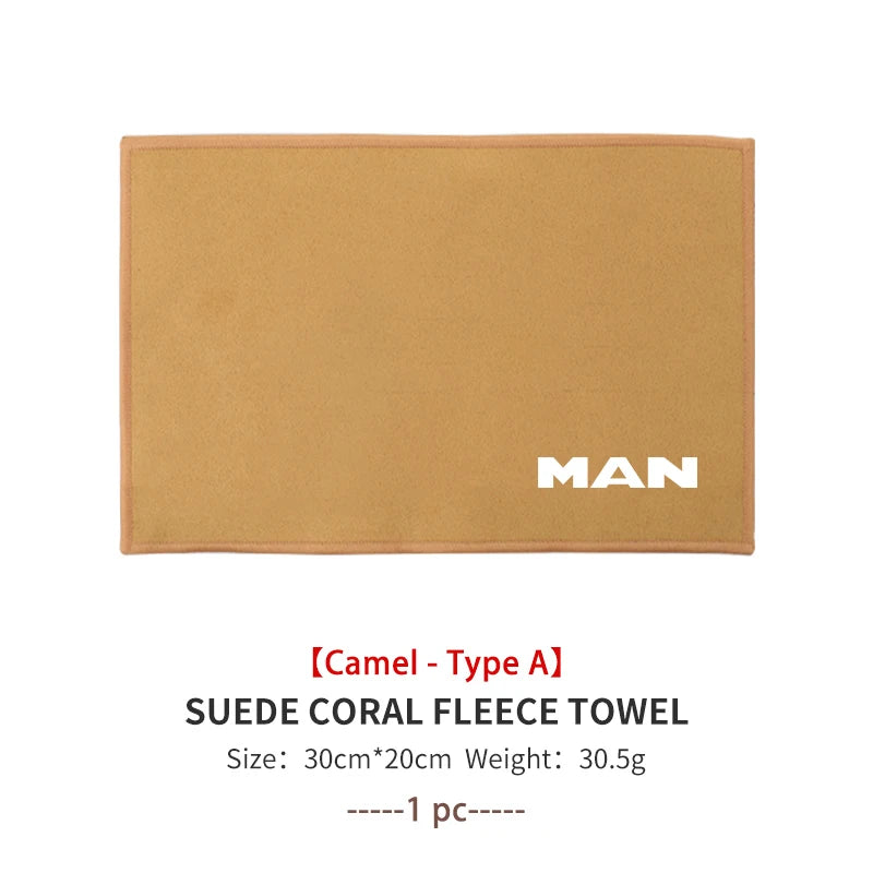 For Man Car Logo Cleaning Cloth Absorbent Dry Cloth Auto Wash Accessories eTGX TGX TGM TGA TGS eTGS TGE