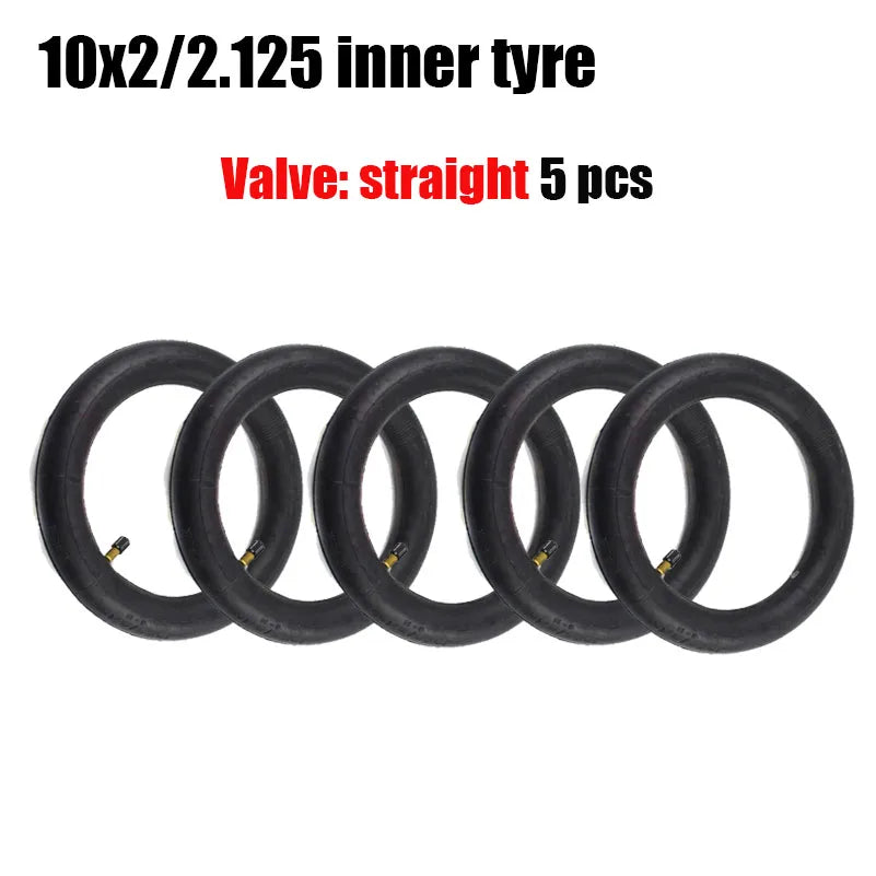 1/2/5/10 PCS 10x2/2.125 Original Butyl Rubber Tire Pneumatic 10x2 10x2.125 Camera With 10 Inch Inner Tube For Electric Scooter B