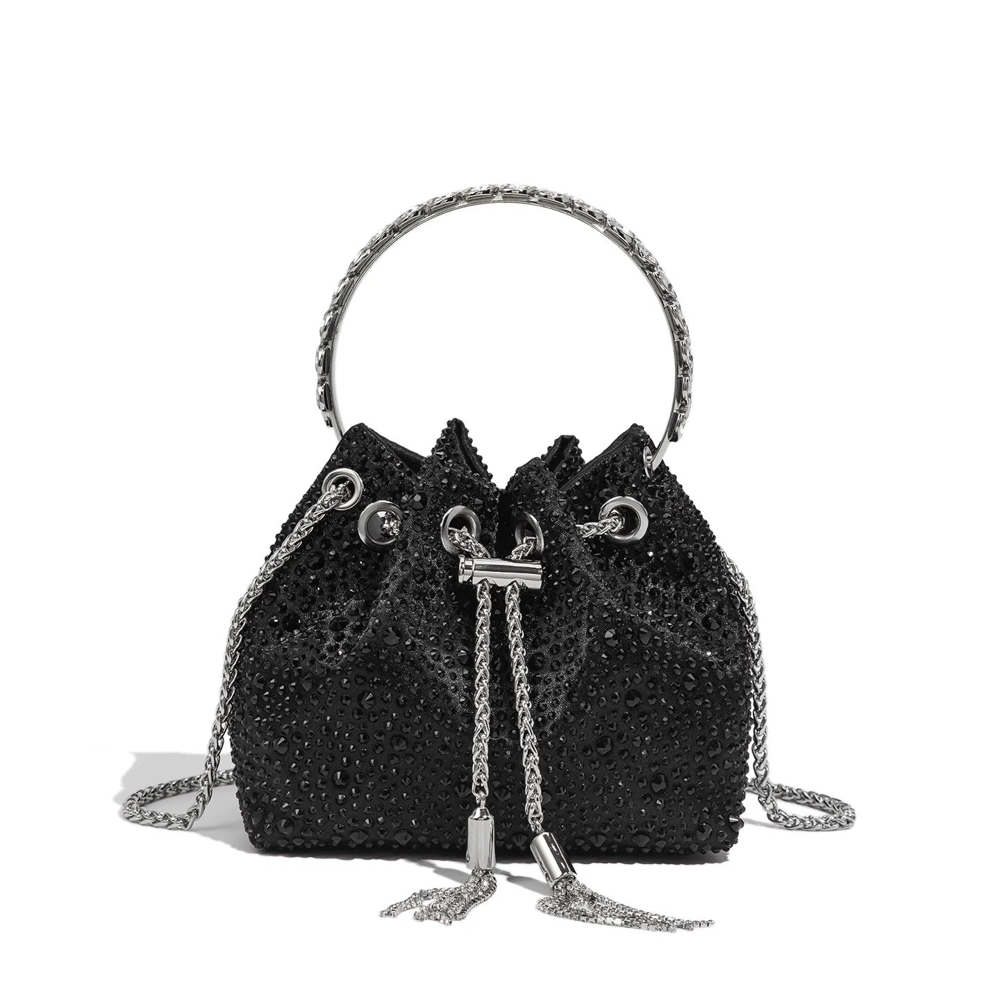 Luxury Designer Women Handbag Glitter Shiny Diamond Clutch Purse Wedding Party Banquet Bag Crystal Rhinestones Evening Bag