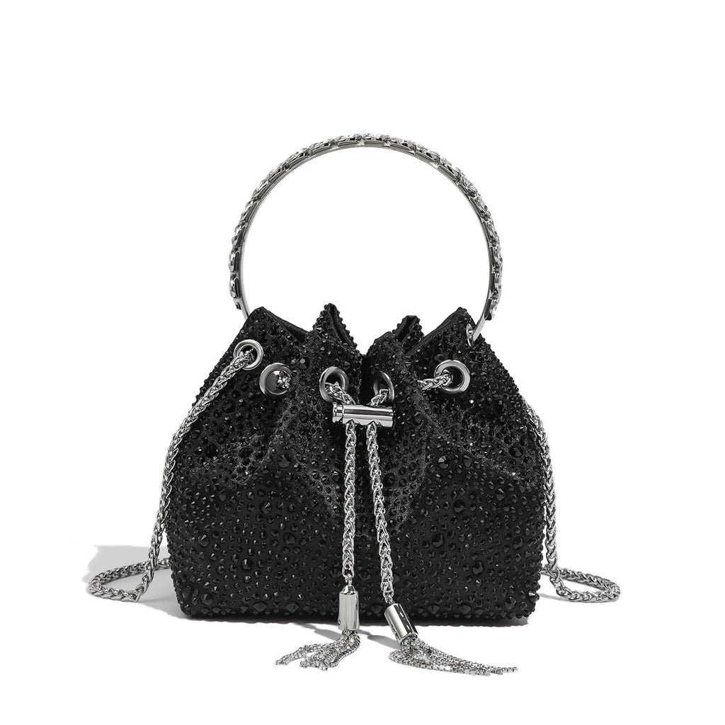 Luxury Designer Women Handbag Glitter Shiny Diamond Clutch Purse Wedding Party Banquet Bag Crystal Rhinestones Evening Bag