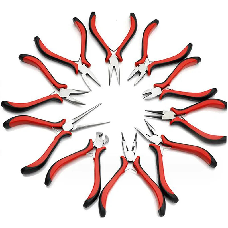 4.5" Jewelry Pliers Multifunctional Hand Tools Equipment Round Nose End Cutting Wire Pliers For Jewelry Making Handmade DIY TOOL
