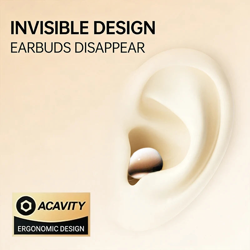 B57-Wireless bluetooth headset small earbuds sleep work sports invisible headphones HD HIFI bass sound quality earphones