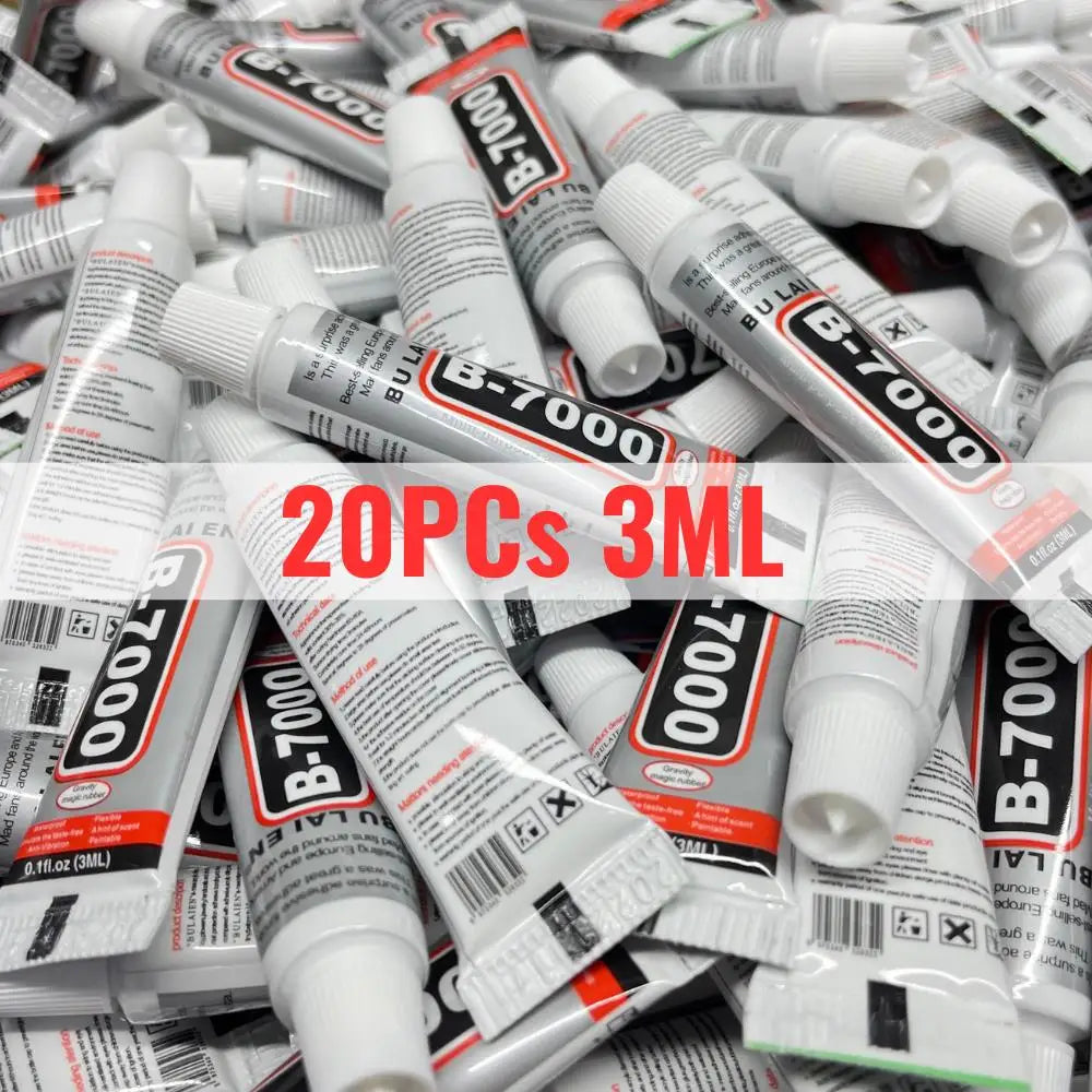 1/5/10/20pcs B7000 3ML Glass Plastic Universal DIY Glue B-7000 Clear Contact Phone Repair Adhesive
