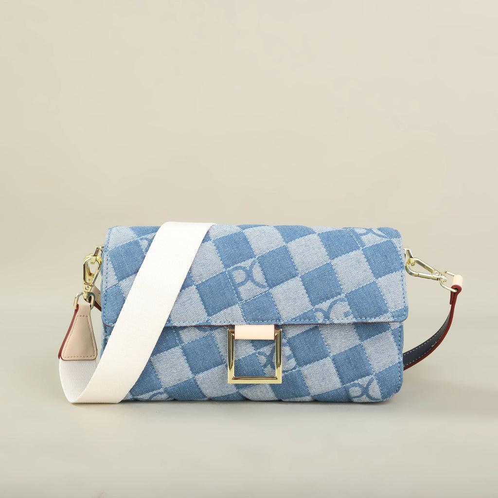 PATSY PG GARIS 2026 Women's Latin American style Shoulder Bag New Cowboy Splicing Design All-season suitable Crossbody Bag