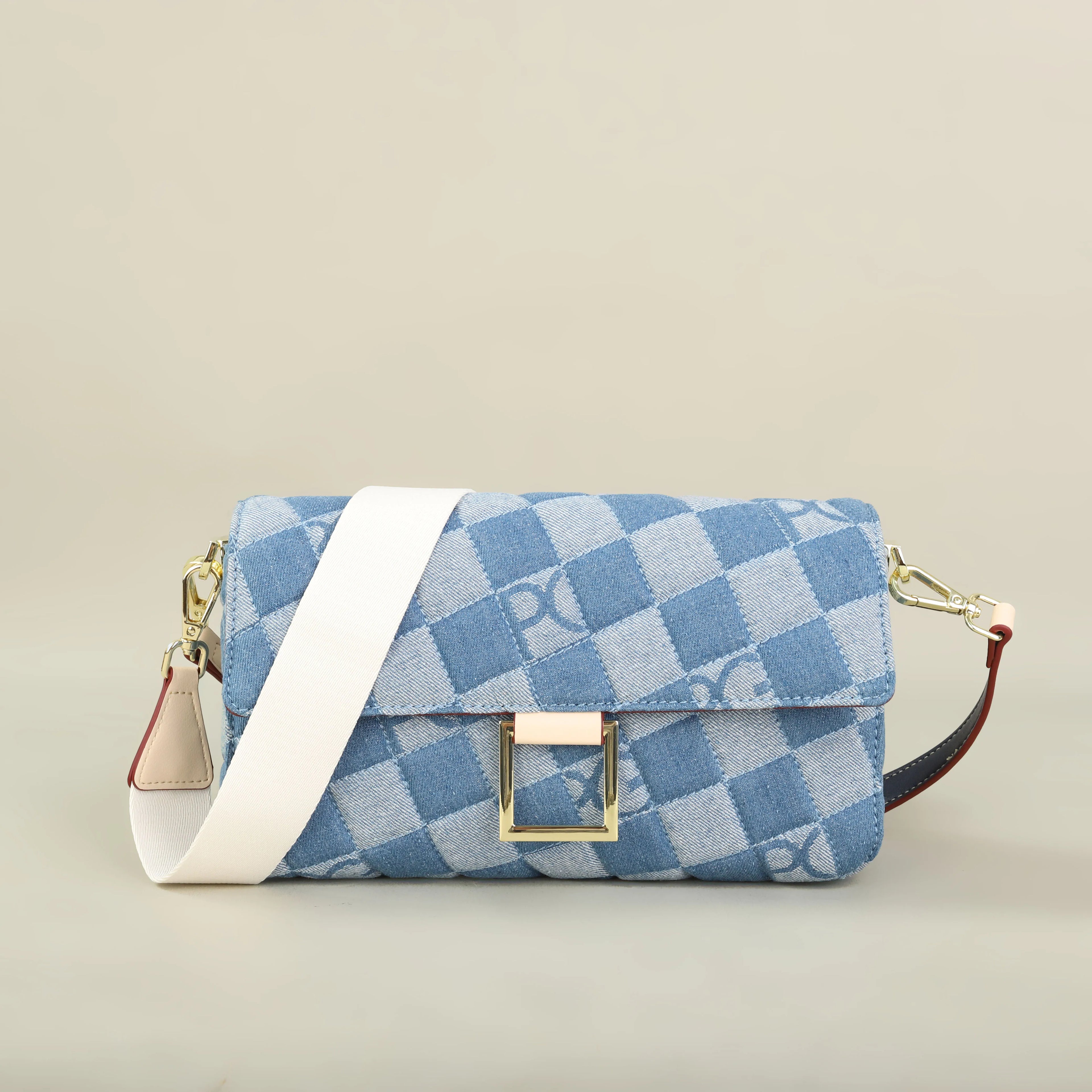 PATSY PG GARIS 2026 Women's Latin American style Shoulder Bag New Cowboy Splicing Design All-season suitable Crossbody Bag