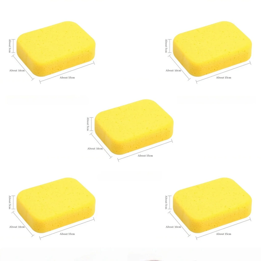 Large honeycomb structure car washing sponge high density foam suit for scratch free auto body cleaning task