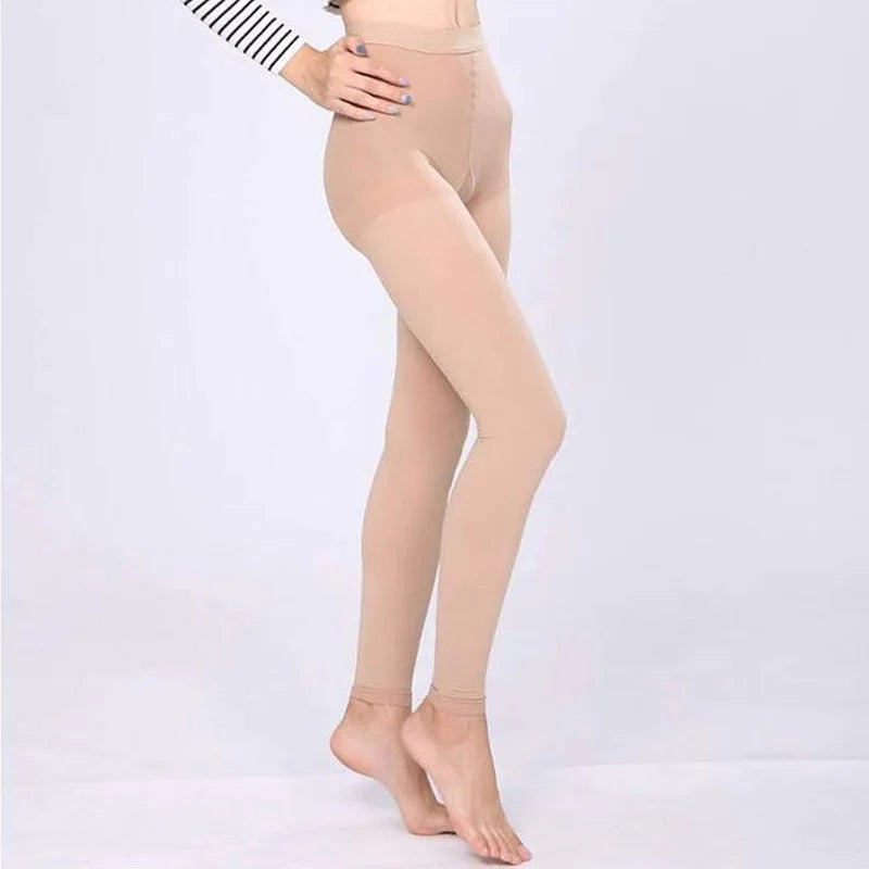 Medical Compression Pantyhose 15-20 MmHg Graduated Support Stockings for Nurses Shin Splints Flight Travel Varicose Veins