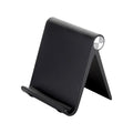 JavicTech Tablet Stand Holder Adjustable Portable Desktop Dock Office Compatible for iPad Pro iPhone 16 15 14 13 12 Black