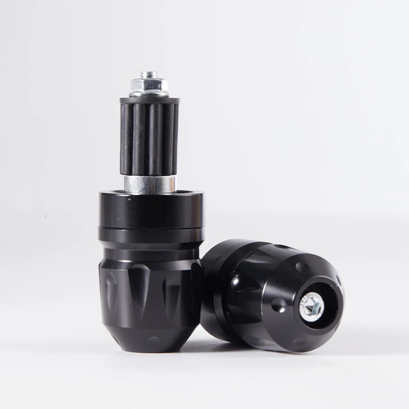 2Pcs Universal Motorcycle Handlebar Grips Handle Bar Cap End Plugs Counterweight Cap Protective Aesthetic Accessories
