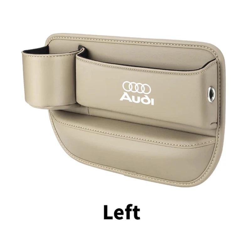 Car Seat Gap Crevice Storage Box Cup Holder For Audi A4 A3 A6 TT S4 S5 S6 A1 A2 A5 A7 A8 Q1 Q2 Q3 Q4 Q5 Q6 Q7 Q8 B8 B9 B6 C6 Qua