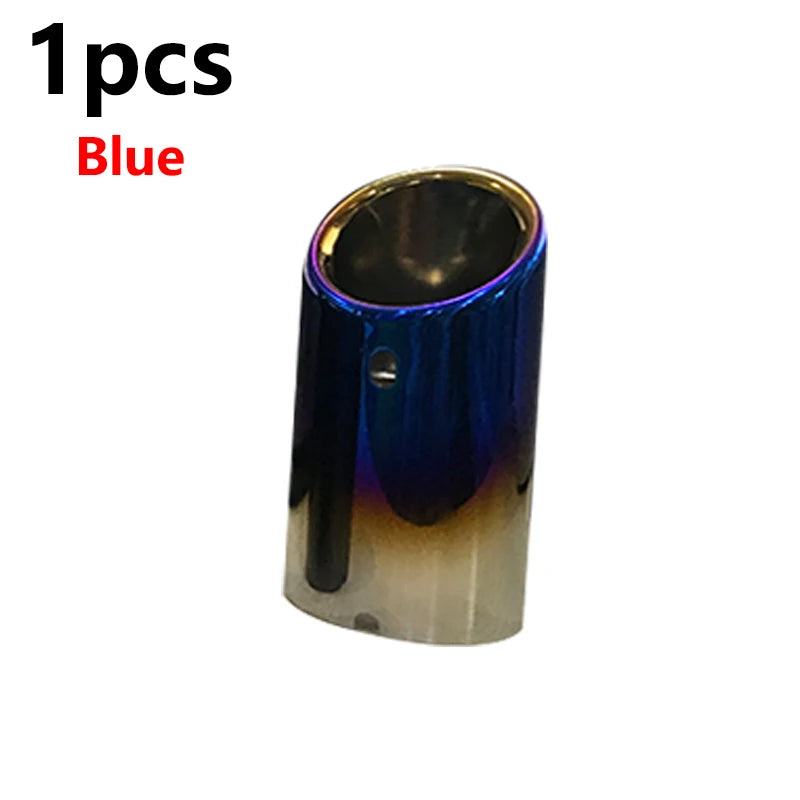75mm Carbon Car Rear Exhaust Tail Pipe Muffler Throat 3 Colors For BMW 3-serier F30 F31 F32 5-serier F10 F11 F18 520i 523i 525