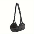 Adjustable Airplane Footrest Hammock, Portable Travel Leg Rest Pedal With Strap, Comfortable Foot Support For Flight Bus Offices
