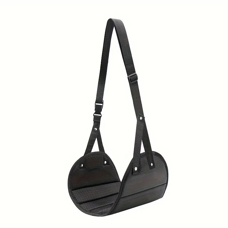Adjustable Airplane Footrest Hammock, Portable Travel Leg Rest Pedal With Strap, Comfortable Foot Support For Flight Bus Offices