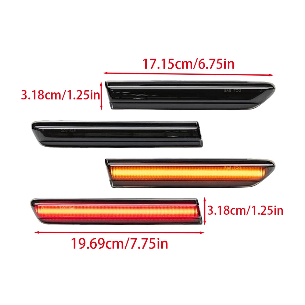 33655-SEP-A01 LED Side Marker Lights Car LED Side Lamp For Acura TL 2004-2008 33650-SEP-A01 33800-SEP-A01