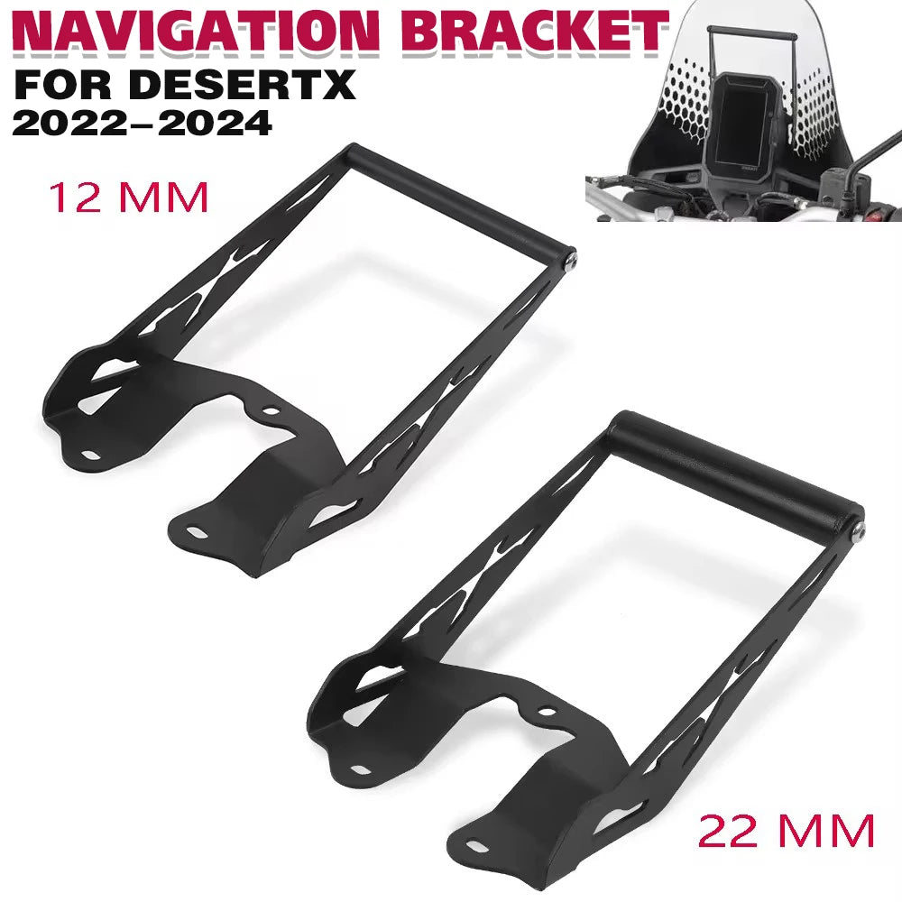 For Ducati Desert X DesertX 2022-2024 2023 Motorcycle GPS Navigator Mount Bracket Dashcam Rack Bracket Phone Hold Stand
