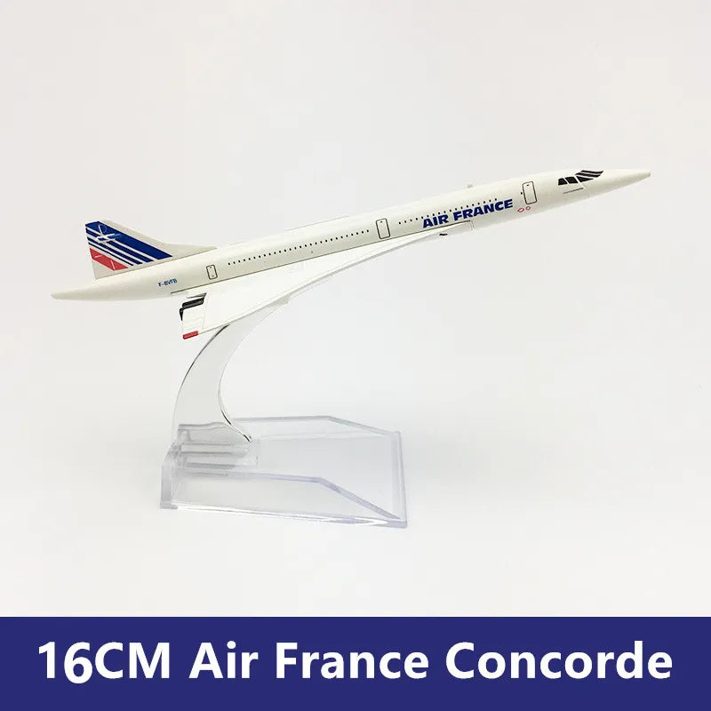 1:400/1:200 /16cm/20cm Model Air France/British Concorde Series Diecast Alloy Airplane W Stand Airlines Airways Collection