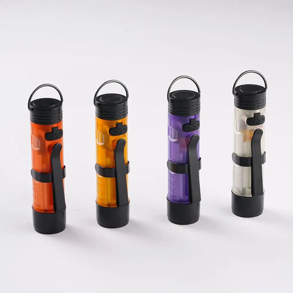 Pocket Mini Flashlight Outdoor LED Key Clip Cap Torch Long Endurance USB Rechargeable Emergency For Hiking Camping Trail