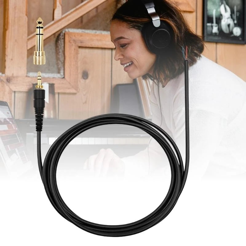 6.5mm Sound Repair Cord Replacement for A550Z AD900X DT440 DT770 DT880 DT990 MDR-7506 CD900 M20X M30X Headphone Model Best Sale