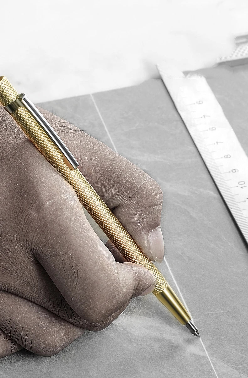 Metal Marker Pen Diamond Nib Titanium Glass Metal Plate Iron Sheet Lettering Tungsten Steel Scratch Needle Engraving Hand Tools