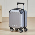 Fashionable Carry-On Luggage 14-inch Cabin-Size Suitcase Perfect for Short Trips Includes Cup Holder and Phone Holder Multi-Dire