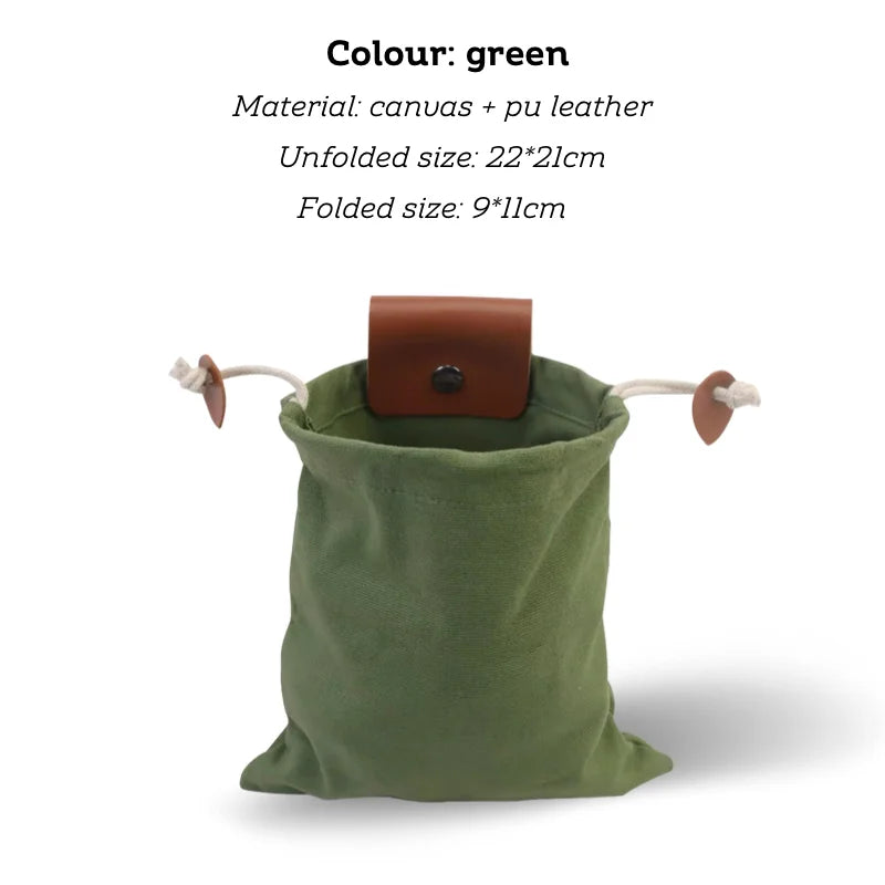 Foraging Harvest Waist Bag Fruit Picking Tool Pouch For Gardening Camping Outdoor Mushroom Foraging