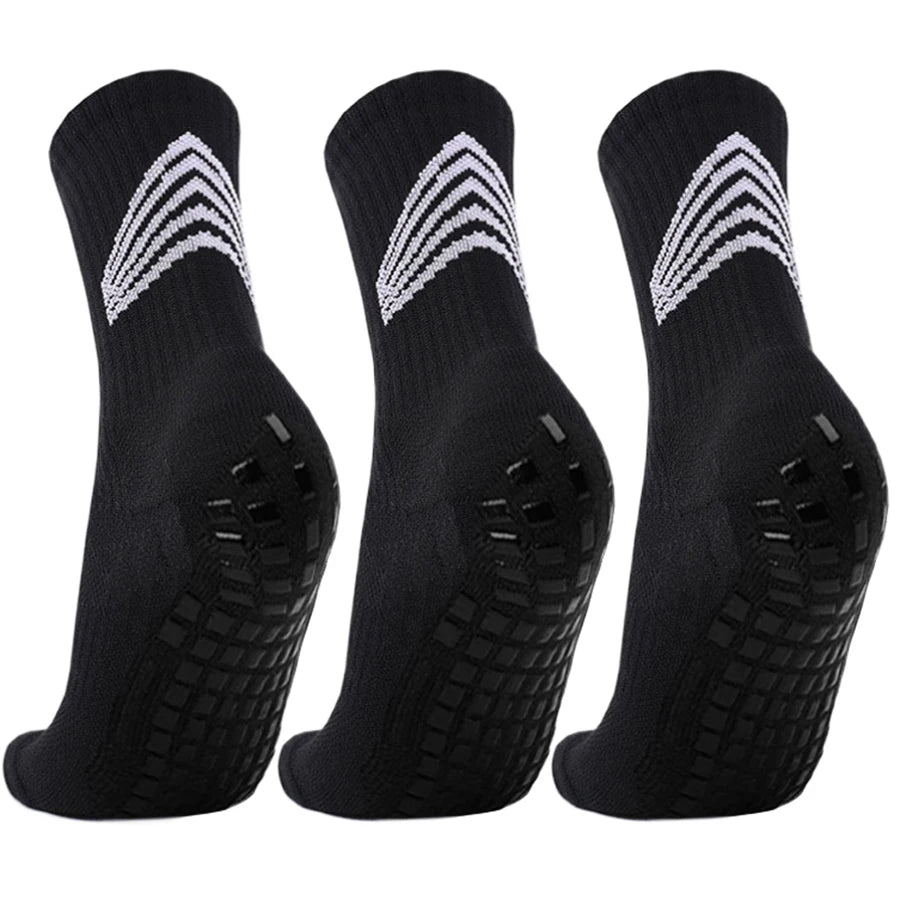3/6/9 Pairs Mens Womens Anti Slip Grip Running Hiking Non Slip Grip Socks Towel Bottom Breathable Shockproof Sports