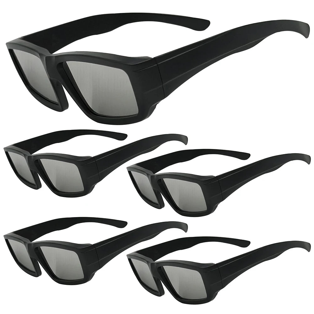 Safe Solar Eclipse Glasses Plastic Frame Professional Solar Viewer Shade For Direct Sun Observation Total Eclipse Eyewear
