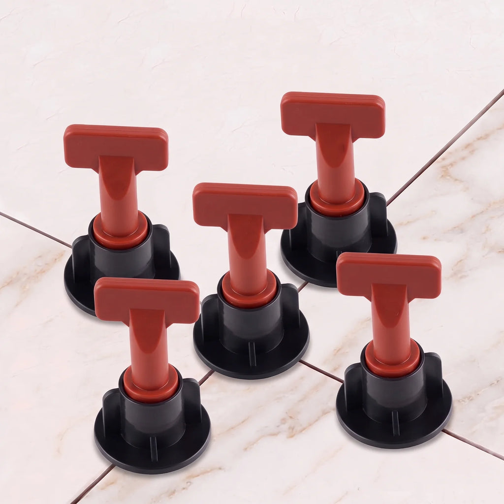 Tile Leveling System Kit Reusable Stainless Steel T-Pin Leveler Spacers with Wrench for Wall Floor Alignment Lippage Free