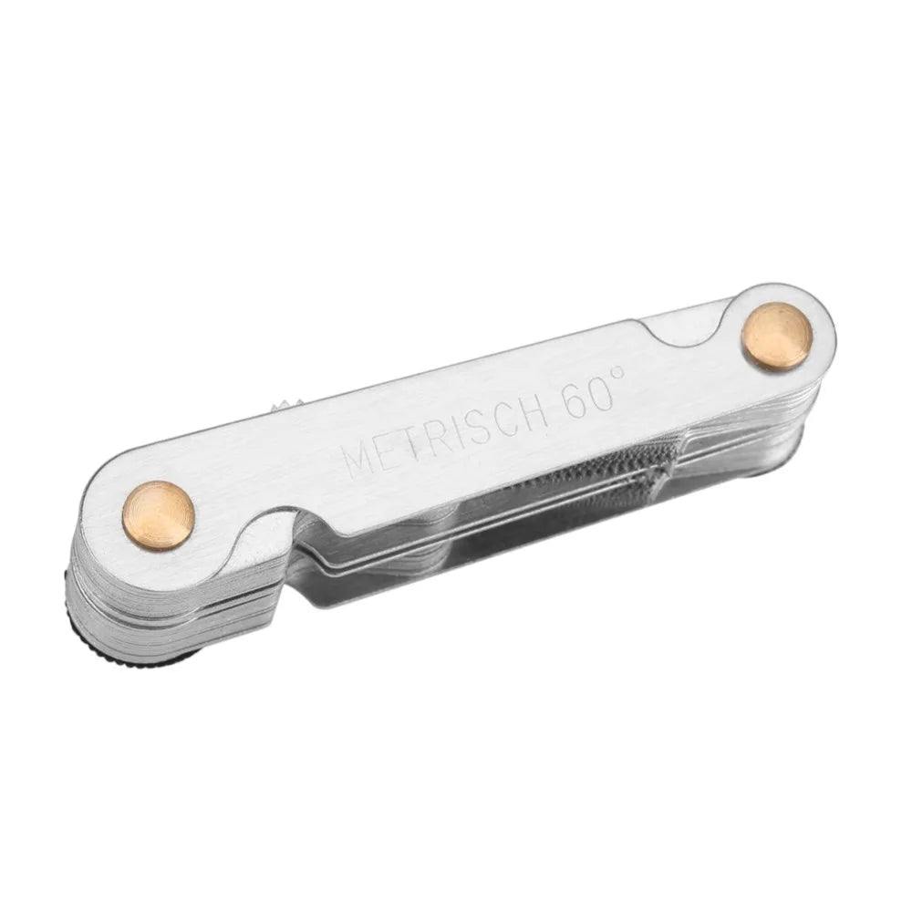 Metric Metal Thread Gauge 58pcs Precision Thread Measuring Tool Portable Durable Thread Checker Measuring