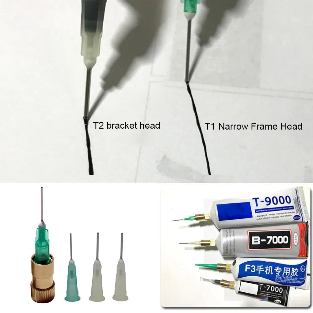 Q9 Glue Dispensing Nozzle Adapter for B7000/T7000/T8000 Glue Outlet Adjustable Size Dispensing Head