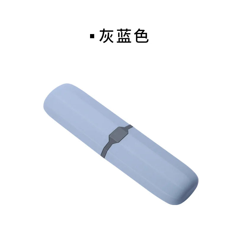 RAKKS Minimalist Popular Toothbrush Case Student Travel Plastic Toothbrush Cup Portable Toothbrush And Toothpaste Storage Case