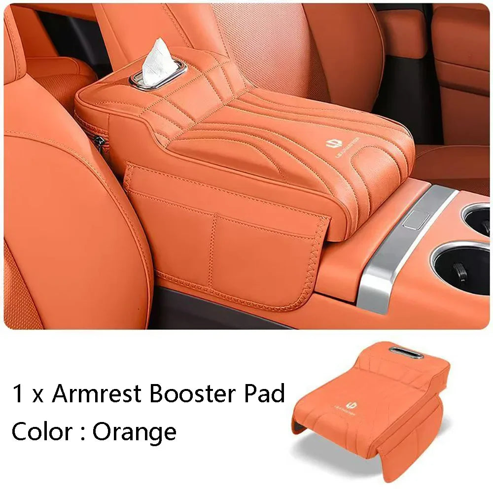 NEW 1PC Car Center Console Armrest Booster Pad Arm Elbow Support For Leapmotor C10 C16 2024 2025 Auto Accessories
