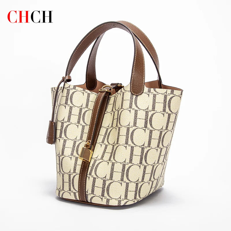 CHCH Tote Bag 2024 Brand New Letter Printed Handbag Mommy Shopping Bag