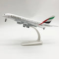 JASON TUTU 20CM United Arab Emirates Airline airbus A380 Plane Airplane Model Aircraft Model Diecast Metal Planes Collect Gifts