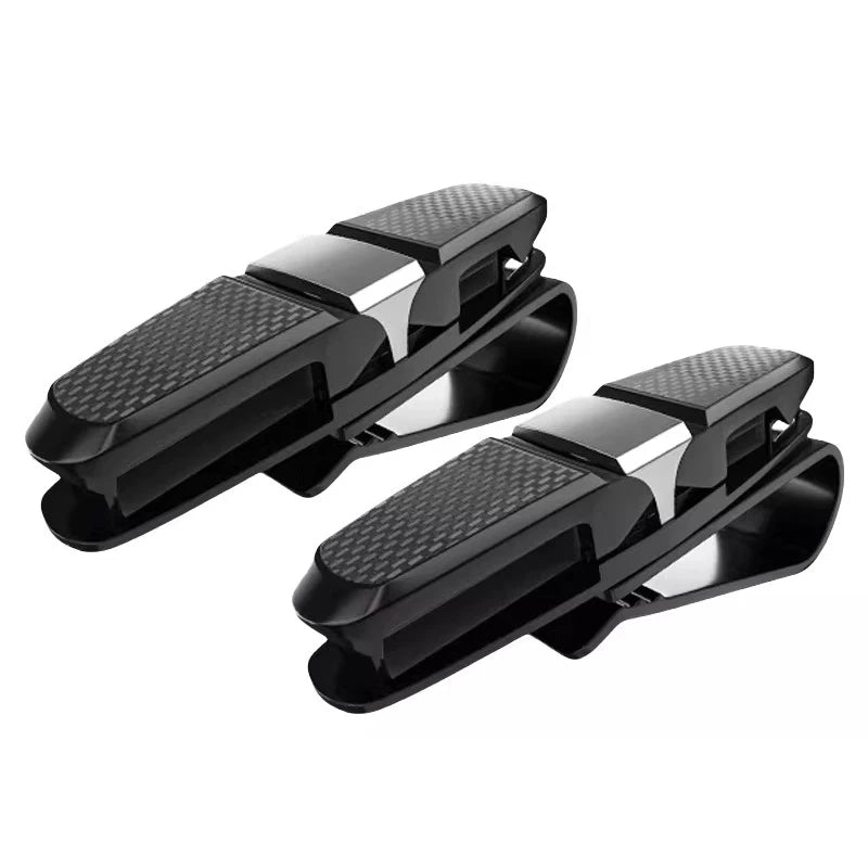 Universal Car Sun Visor Sunglasses Holder Multifunctional Eyeglasses Clip Ticket Card Fastener Auto Glasses Storage Clamp