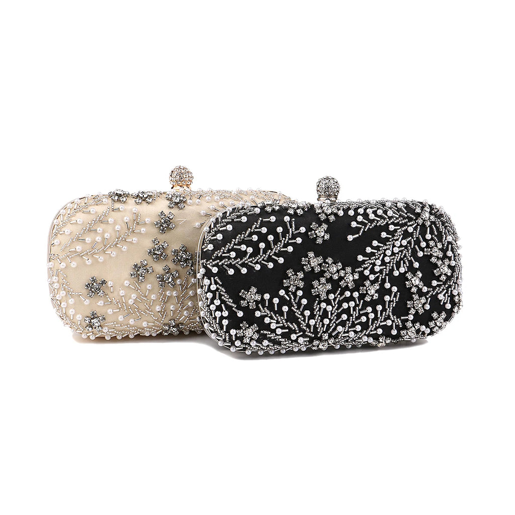 Satin Diamonds Party Hight Quality Women Day Clutch Diamonds Gift Wedding Evening Bags New Arrival Shoulder Chain Purse