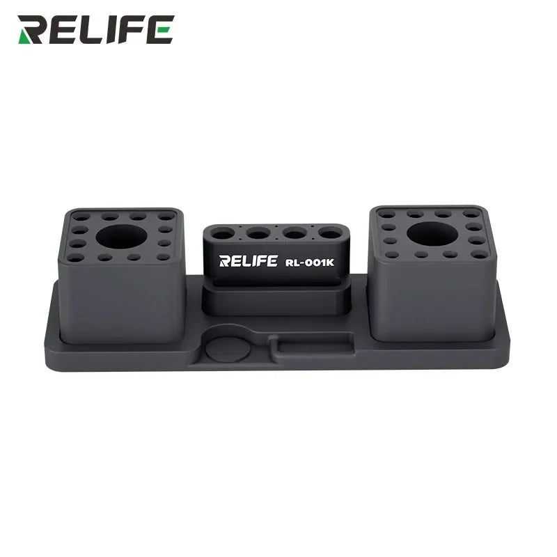 RL-001K Magnetic Repair Tool Box, Portable Detachable Storage Case for Screwdrivers, Tweezers, Electronics DIY Accessories