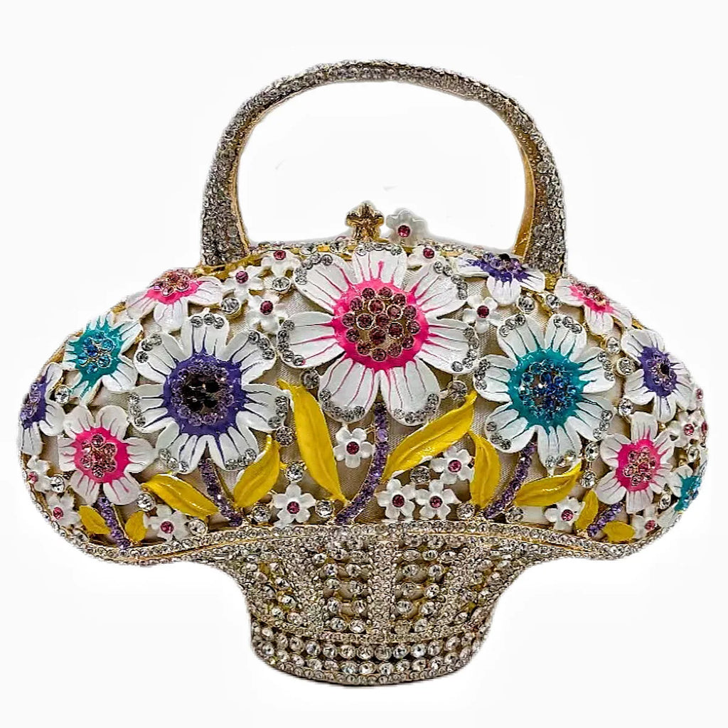 Sparkling Party Bags Luxury Banquet Wedding Engagement Full Diamond Crystal Bag Girl Birthday Photo Clutch Bag Rhinestone Purse