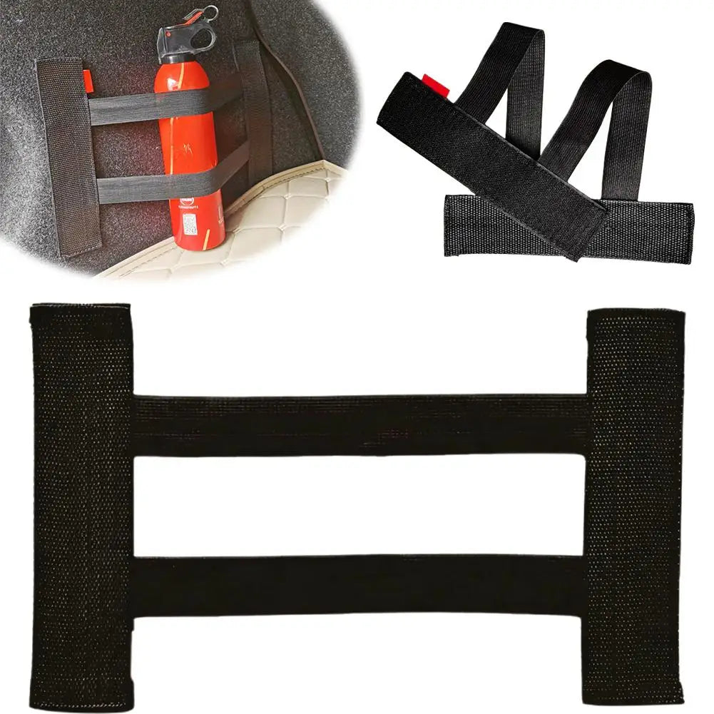 Car Trunk Organizer with Hook & Loop Tape, Non-Slip Storage Box & Universal Fixing Belt for Plush Car Interiors, Prevents Spills