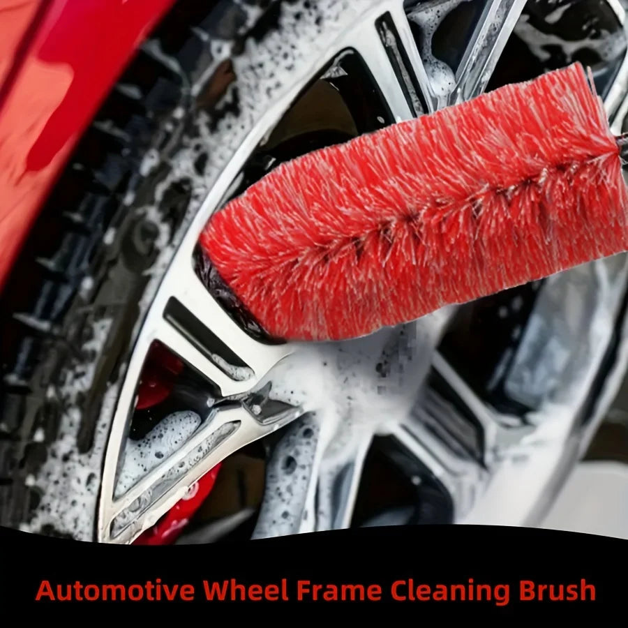 Car Wheel Wash Brush Multifunction Car Wheel Rim Tire Cleaning Brush Soft Non Scratch Auto Care Detailing Washing Tools