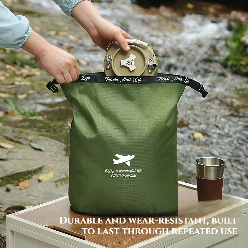 Waterproof Rolled Storage Bag Oxford Cloth 420d Dry Bag Outdoor Travel Hiking Beach Foldable Dispenser Portable Organizer Pack