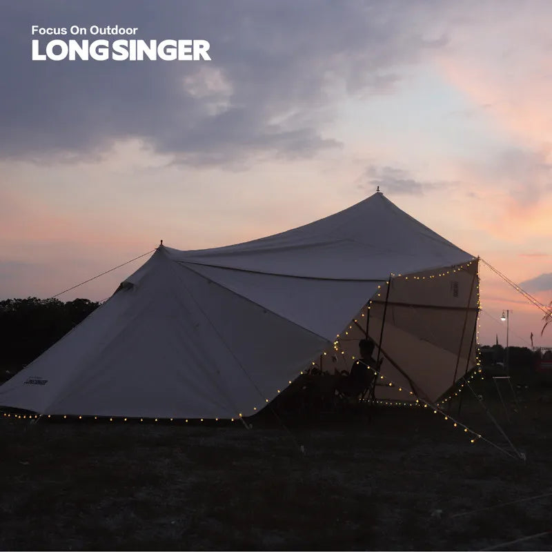 Camping Tarp Canopy Camping Tent, UV Protection, Waterproof, Mosquito Proof, Outdoor Sun Shelter Tent