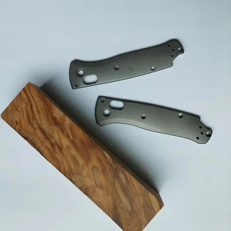 Custom Knife Titanium Handle Scales Patches For Benchmade Mini Bugout 533 Knives Grip Replace Part Accessories